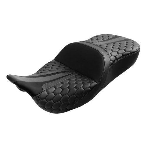 Driver & Passenger Seat Fit For Harley Touring Road Electra Glide 09-2023 Black