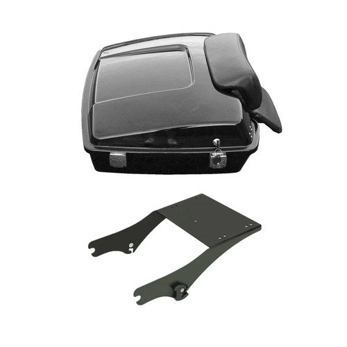 5.5'' Razor Trunk Pad Mount Rack Fit For Harley Touring Road Street Glide 97-08