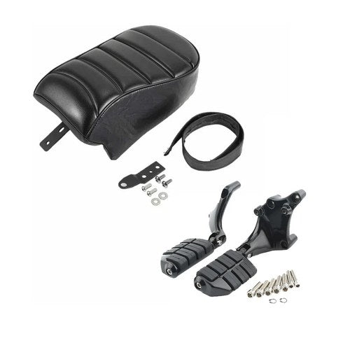 Rear Foot Pegs & Passenger Seat Fit For Harley Sportster XL1200 XL883 2016-2022