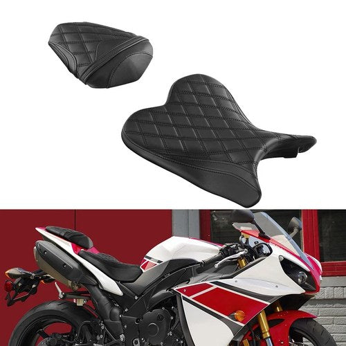 Front & Rear Driver Passenger Seat Fit For Yamaha Yzf R1 YZF-R1 YZFR1 2009-2014