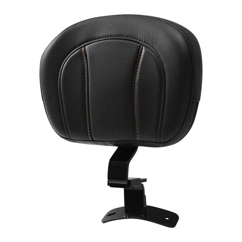 Front Rider Driver Backrest Pad Fit For Harley Touring Road Street Glide 09-2023