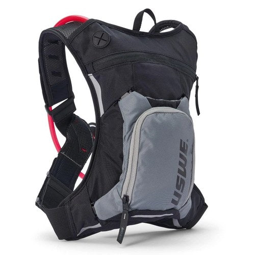Uswe Moto Hydro 3L Hydration Pack Carbon Black/Grey for Off-Road Motorcycle