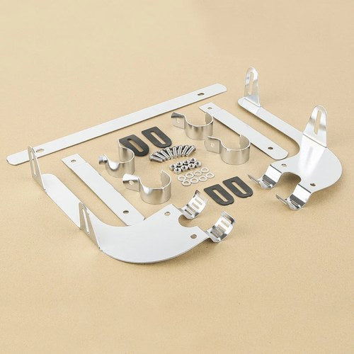 39mm Windshield Bracket Fit For Harley Dyna wide Super Glide Low Rider XL1200 US