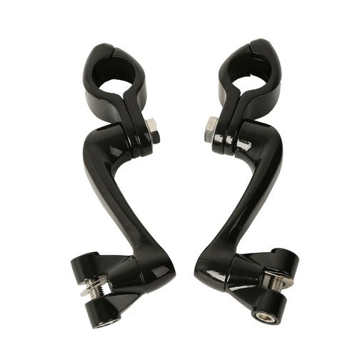 1-1/4" 32mm 360 Adjustable Highway Foot Peg Mount Kit Fit For Harley Sportster
