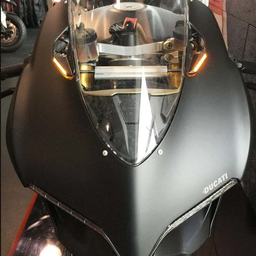 New Rage Cycles Mirror Block Off Turn Signals for Ducati 899 Panigale