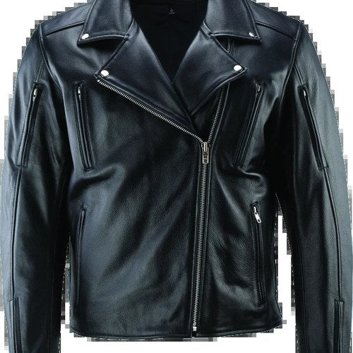 Kuryakyn River Road Ironclad For Classic Leather Motorcycle Jacket - Medium