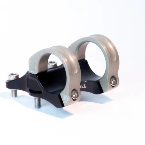 Renthal For Integra 35 Handlebar Clamp 45mm/ +10 Rise - Lightweight And Strong