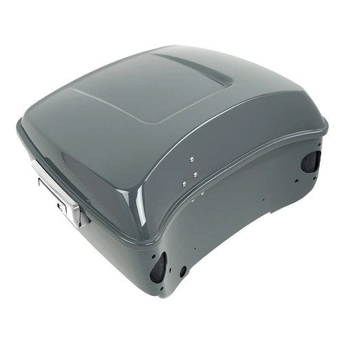 13.7'' King Trunk Fit For Harley Touring Street Road Glide 14-up Gunship Gray