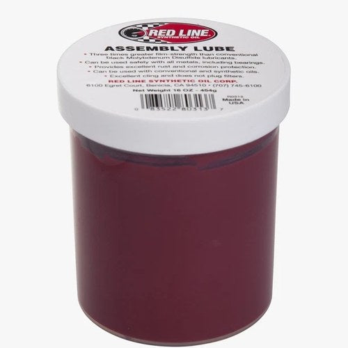 Red Line Assembly Lube 16oz. for Automotive Engine and Drivetrain Components