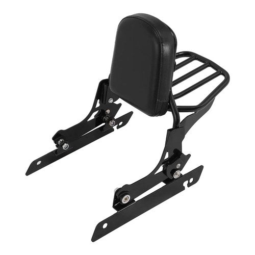 Backrest Sissy Bar Luggage Rack Fit For Harley Dyna Low Rider Fxdl 06-09 14-17