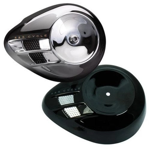 S&S Cycle Air Stream Chrome Air Cleaner Cover for Stealth Applications