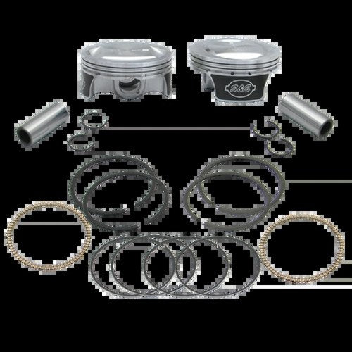 S&S Cycle 106-3709A Chromoly Piston Ring Set for 1999-2017 Harley Big Twin