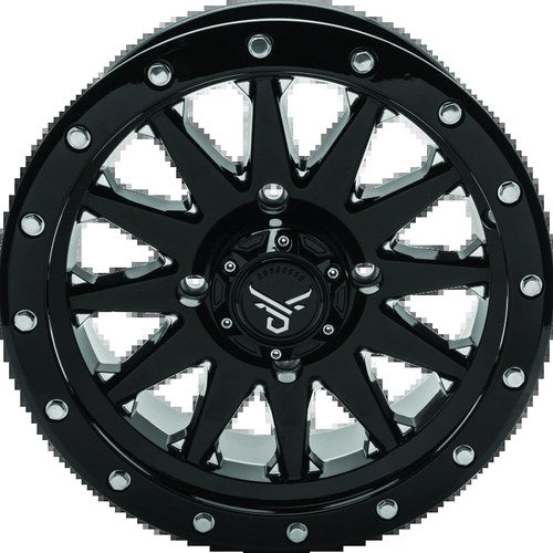 QuadBoss Qbs Wagon 14x7 Aluminum Wheel with 4+3 Offset and 4x156 Bolt Pattern