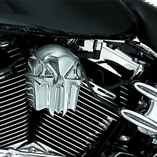 Kuryakyn Skull Horn Cover Chrome for Harley-Davidson – Easy Upgrade