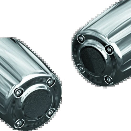 Kuryakyn Grip End Weights Chrome for Handlebar Vibration Reduction