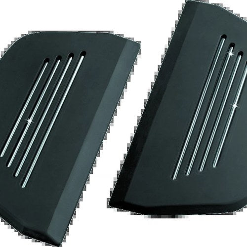 Kuryakyn Premium Passenger Board Inserts for Harley Touring Models Black Part