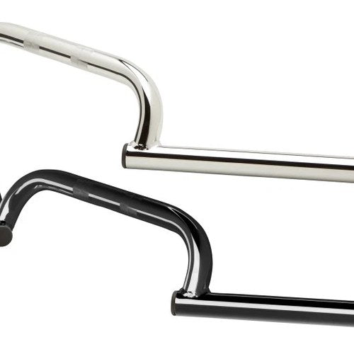 Burly Brand Clubman Bar Black 1 Inch – Fits Harley Davidson Sportster Models