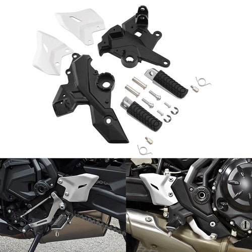Driver Rider Footpeg Pegs Footrest Bracket Fit For Kawasaki Ninja 650 Z650 17-25