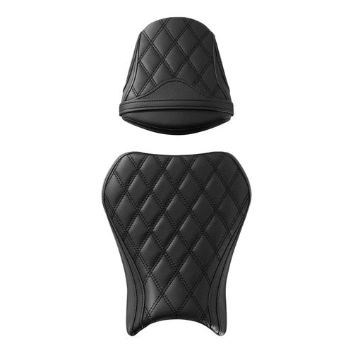 Front & Rear Seat Pillion Cushion Black Fit For Suzuki GSXR600 GSXR750 2011-2024
