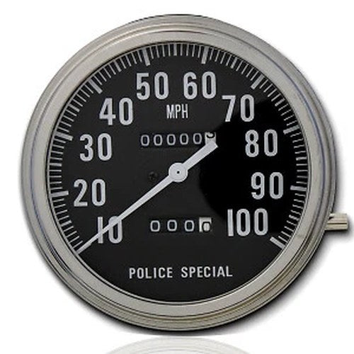 V-Twin 71473B Police For Special Speedometer With 1:1 Ratio