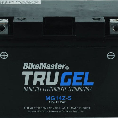 BikeMaster TruGel Battery For MG14Z-S – FitS BMW R1200GS & Adventure ModelS