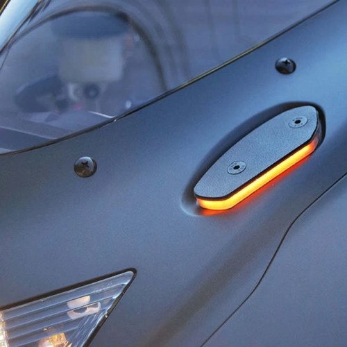 New Rage Cycles GSXR-MBO-L Mirror Block Off Turn Signals for Suzuki Gsxr