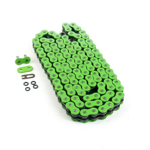 Kawasaki KX125, 2003 2004 2005, Green O-Ring Drive Chain - KX 125