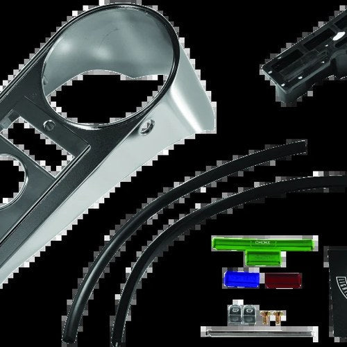 Bikers Choice 68-84FL For 71-72 FX 80-86 Fxwg 84-95 Softail Chrome Cast Dash