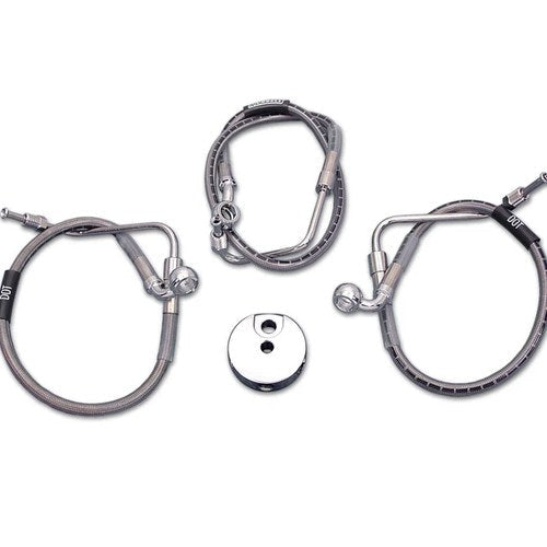 Edelbrock For R08756DS Stainless Steel Front Brake Hoses - 25-1/4 Inch &