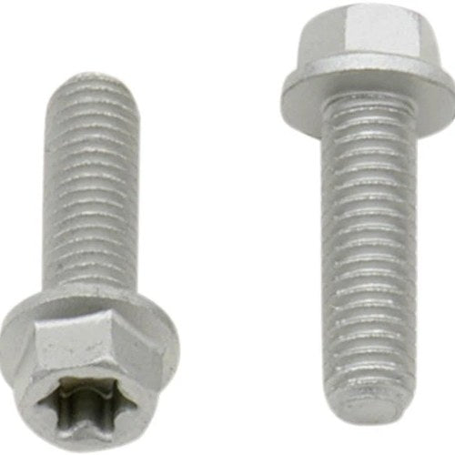 Bolt Motorcycle Hardware Torx Hex Head Flange Bolts M6 x 20mm 10-Pack