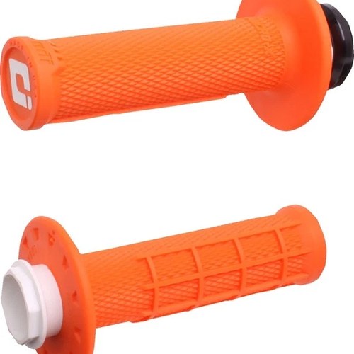 Odi Micro-X Half Waffle V2 Lock-On Grips 7/8" Orange