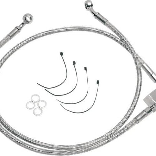 DS Braided Brake Line Kit Rear +2" Harley Davidson 143587