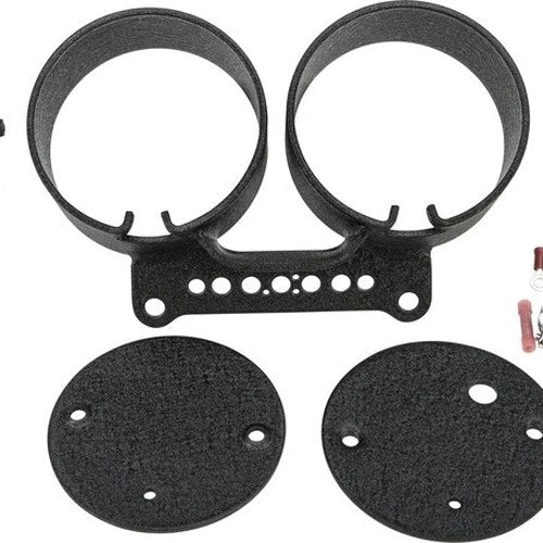 HardDrive Dual Gauge Mount Bracket Kit Black Harley Davidson Sportster/Dyna