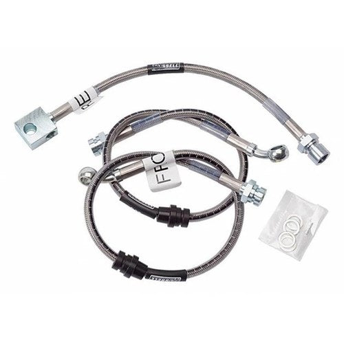 Russell Front Braided Stainless Brake Line Kit for Kawasaki Ninja 650R 2006