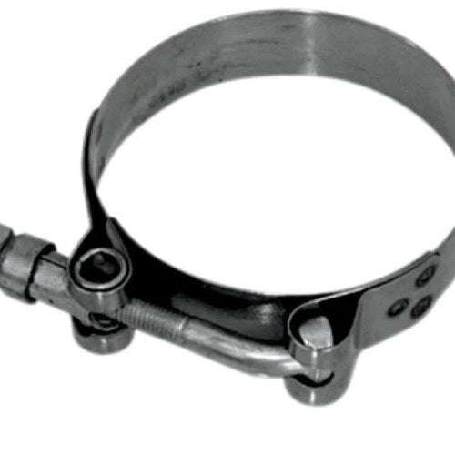 Shindy Stainless Steel Heavy-Duty T-Bolt Exhaust Clamp 2.56"-2.87"