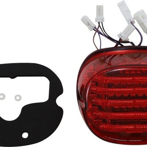 Custom Dynamics ProBeam LP Taillight w/T/S Bottom Window Red #PB-TL-INT-BW-R