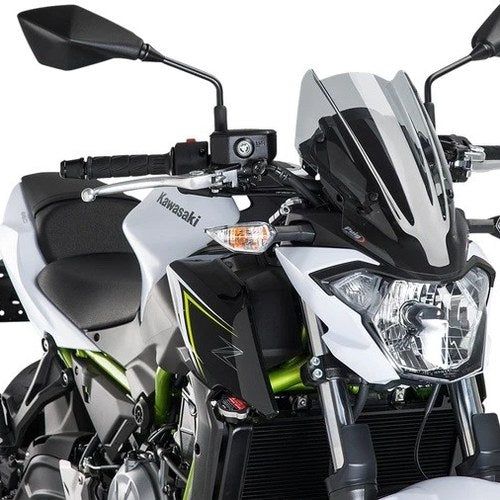 Puig Naked Sport Windscreen Light Smoke for Kawasaki ER650H Z650 ABS/ER650G Z650