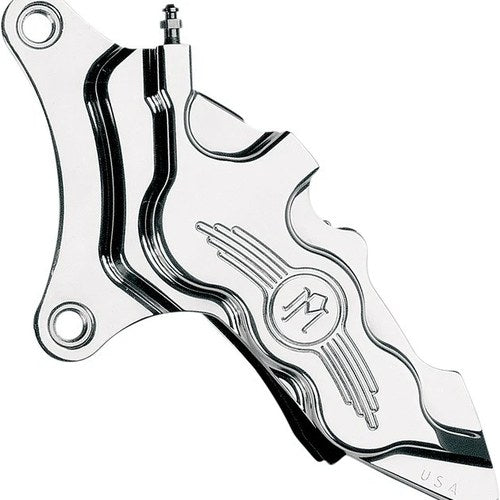 PM 6-Piston Direct Bolt-On Caliper for 13" Rotor Front Left Chrome 0051-2913-CH