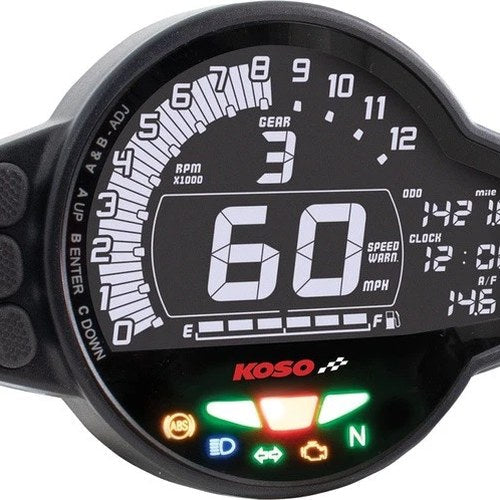 Koso MS-01 Multifunction Meter fits Honda MSX125 Grom 125 2013-2015/2017-2021