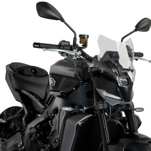 Puig New Generation Sport Windshield Clear fits Yamaha MT-09/MT-09 SP 2024-2025