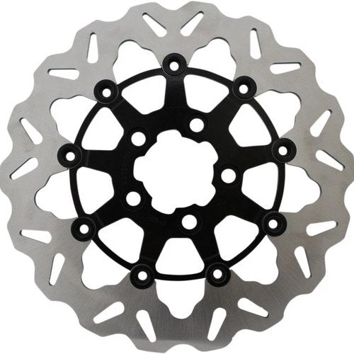 Galfer Wave Full-Floating Brake Rotor with Black Carrier Rear #DF681CW-B