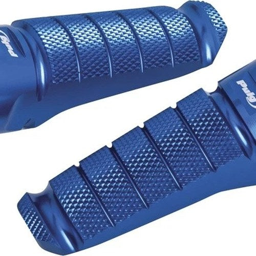 Puig Racing Footpegs That Require Adapters Blue #6301A
