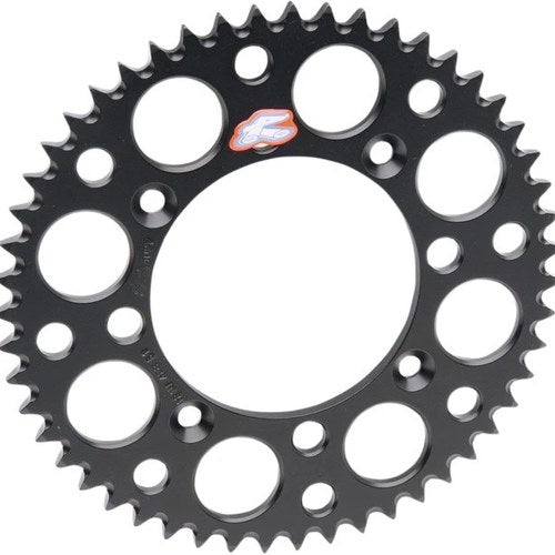Renthal 520 Ultralight Aluminum Rear Sprocket 50T Black #150U-520-50GBBK
