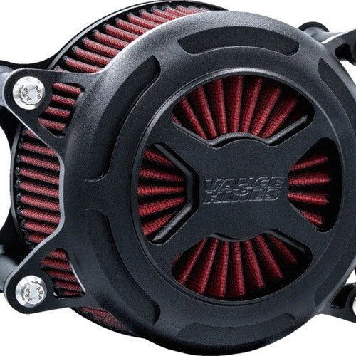 Vance & Hines VO2 X Air Cleaner Wrinkle Black #41101 Harley Davidson