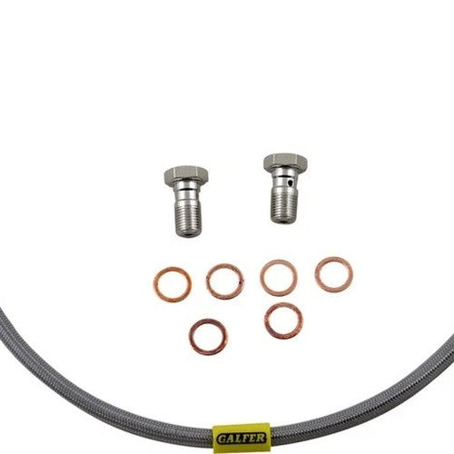 Galfer Rear Brake Line Kit #FK003D11R for Kawasaki EX500D Ninja 500 1994-1996