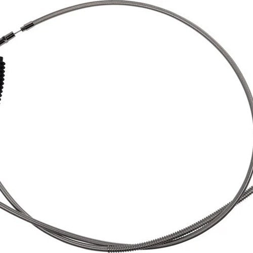 Barnett Clutch Cable +10" Stainless Braided Harley Davidson Softail