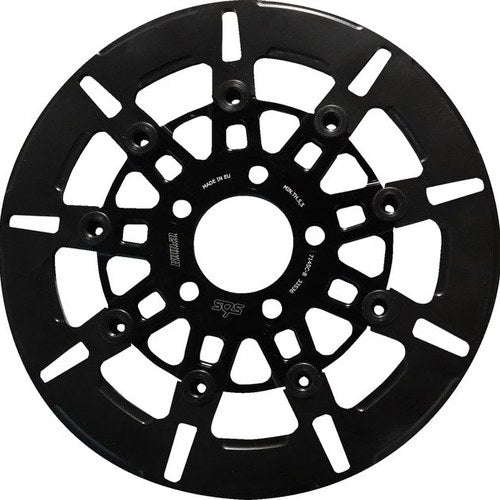 Sbs 9-Spoke Brake Rotor Design C Rear Black 7145C-B Harley Davidson Dyna/Softail