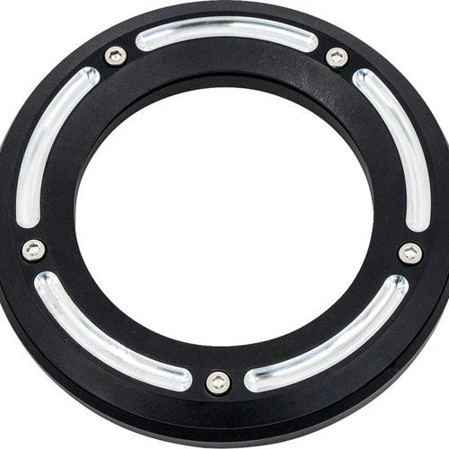 Trask Assault Derby Cover Reverse Cut Black/Silver #TM-0040RC