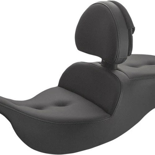 Saddlemen RoadSofa PT Seat With Backrest #284440 Harley Davidson