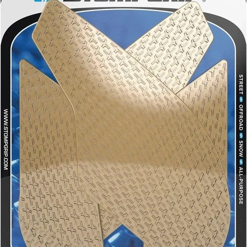 Stomp Icon Profile Traction Pad Tank Grips Clear for Suzuki SV650/SV650X Cafe